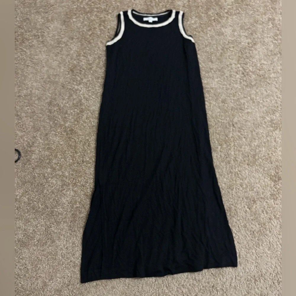 Loft Crochet Trim MIDI Dress Size Small - Picture 2 of 9